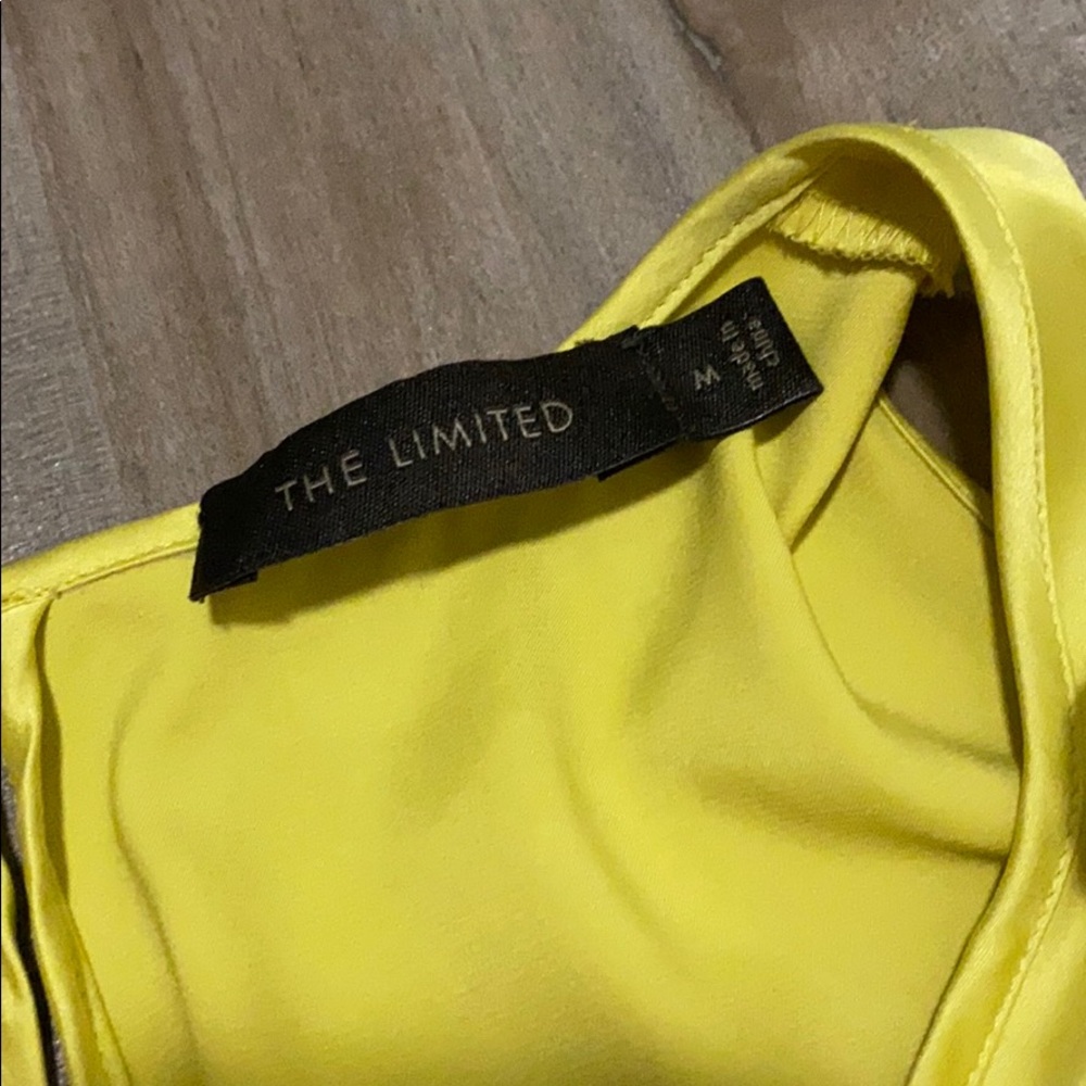 The Limited | Yellow Sleepless Top | Sz M - Picture 5 of 6